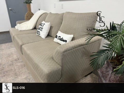 Taupe 3-Seat Sofa