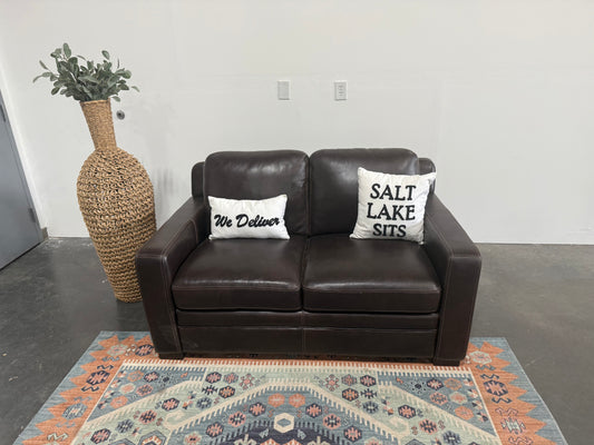 Leather Loveseat