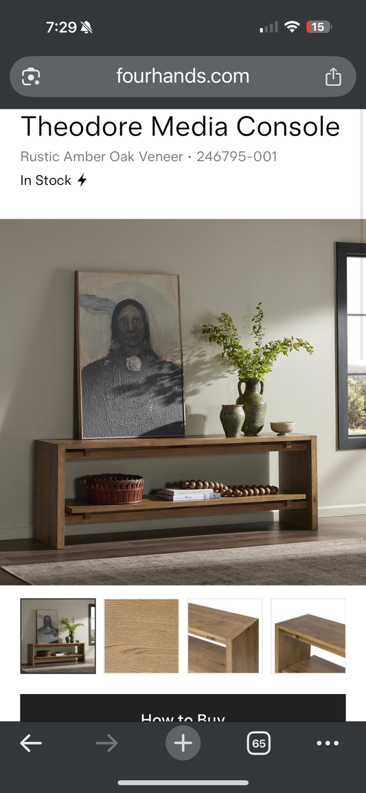 Four Hands Media Console