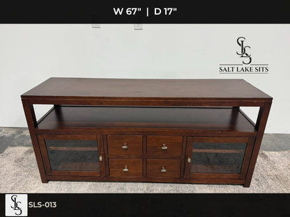 Solid Wood Media Console