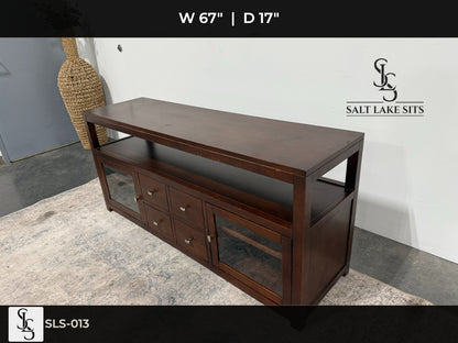 Solid Wood Media Console