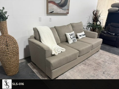Taupe 3-Seat Sofa