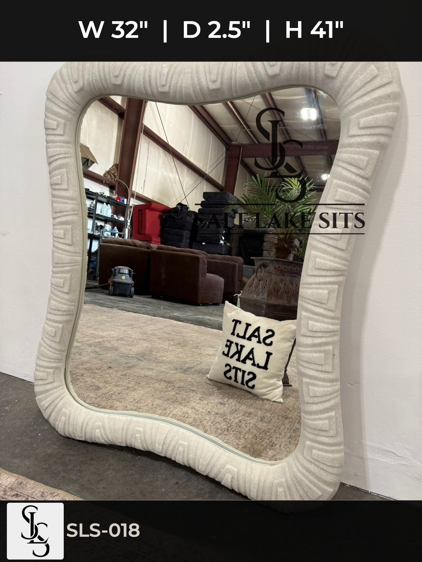 Arteriors Fuller Mirror — Ivory
