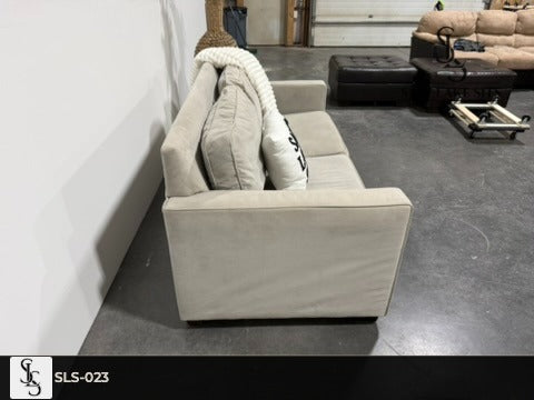 Gray Velvet Sofa