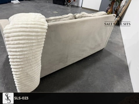 Gray Velvet Sofa
