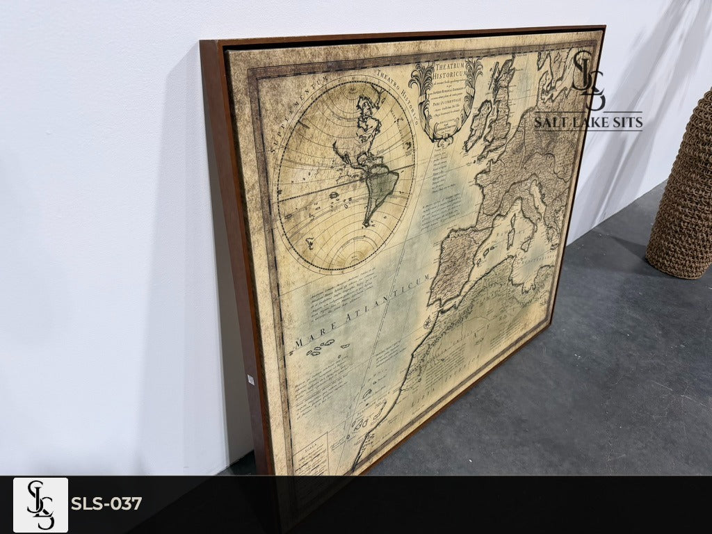 Vintage World Map Wall Art