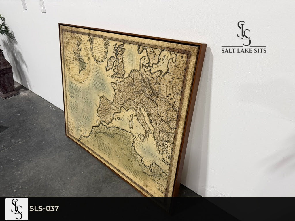 Vintage World Map Wall Art