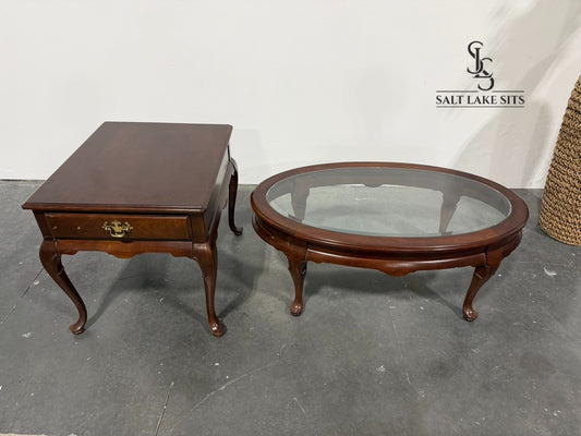 Queen Anne Coffee & End Table Set