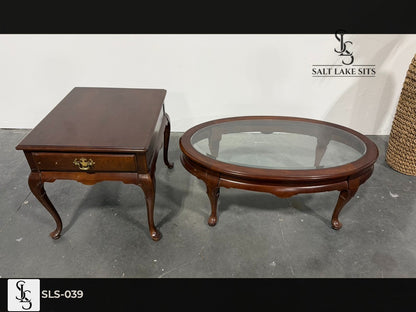Queen Anne Coffee & End Table Set
