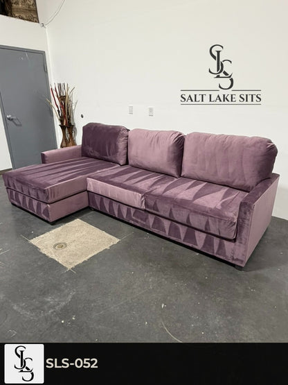 Custom Utah-Built Sectional — Performance Velvet