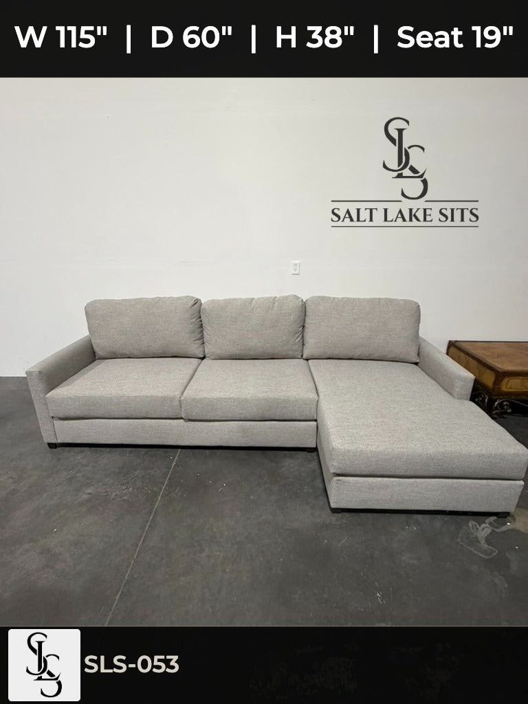 Custom Utah-Built Sectional — Bailey Dove