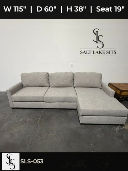 Custom Utah-Built Sectional — Bailey Dove