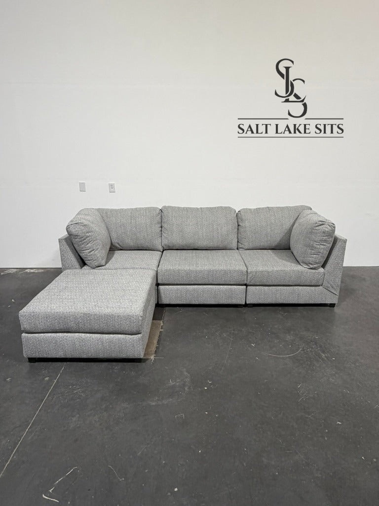 Custom Utah-Built Modular Sectional — Ashfield Graphite