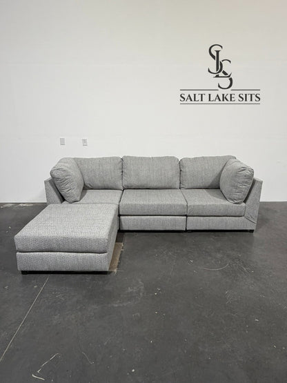 Custom Utah-Built Modular Sectional — Ashfield Graphite