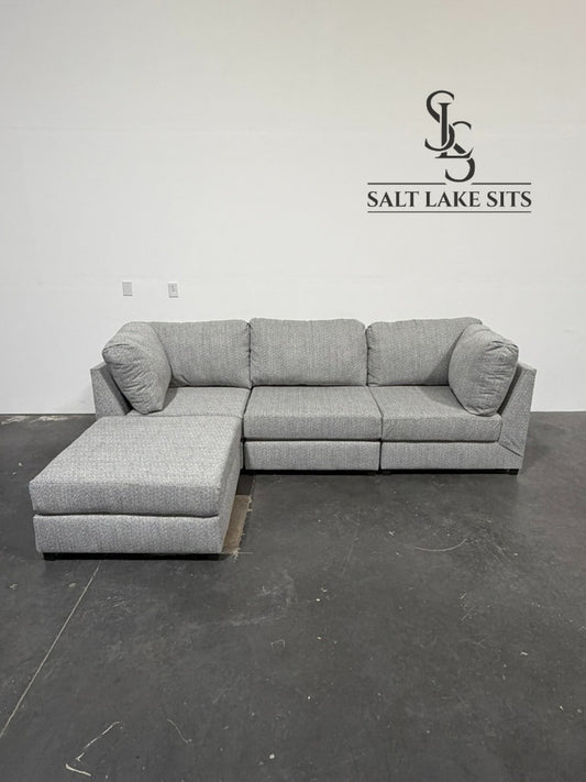Custom Utah-Built Modular Sectional — Ashfield Graphite