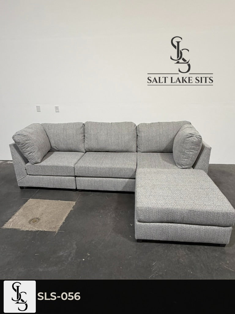 Custom Utah-Built Modular Sectional — Ashfield Graphite