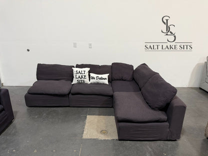 Wallaroo Cloud Sectional — Dark Purple Modular