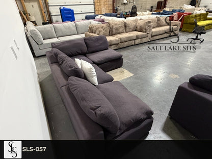 Wallaroo Cloud Sectional — Dark Purple Modular