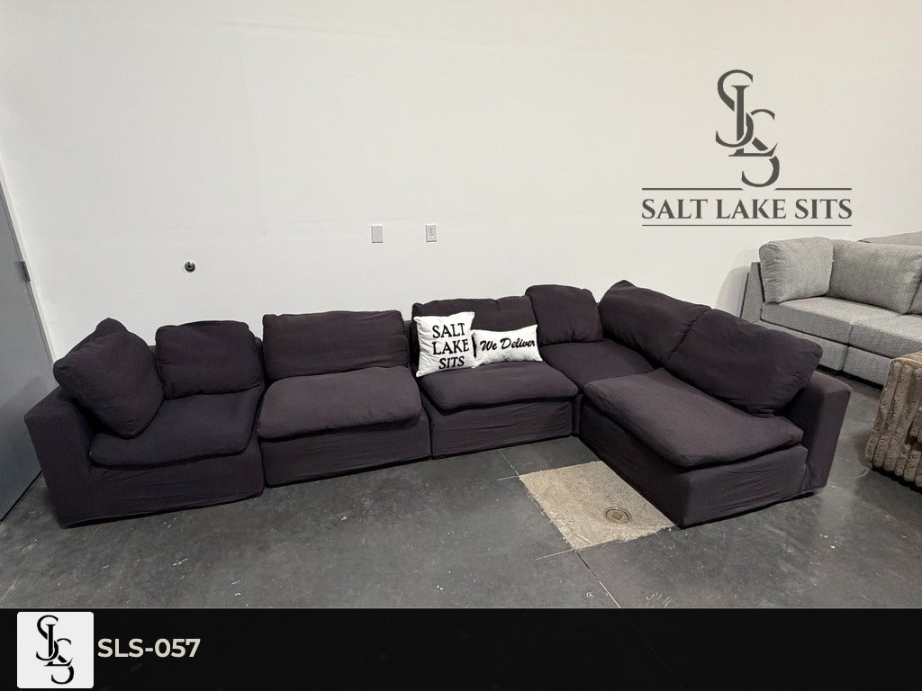 Wallaroo Cloud Sectional — Dark Purple Modular
