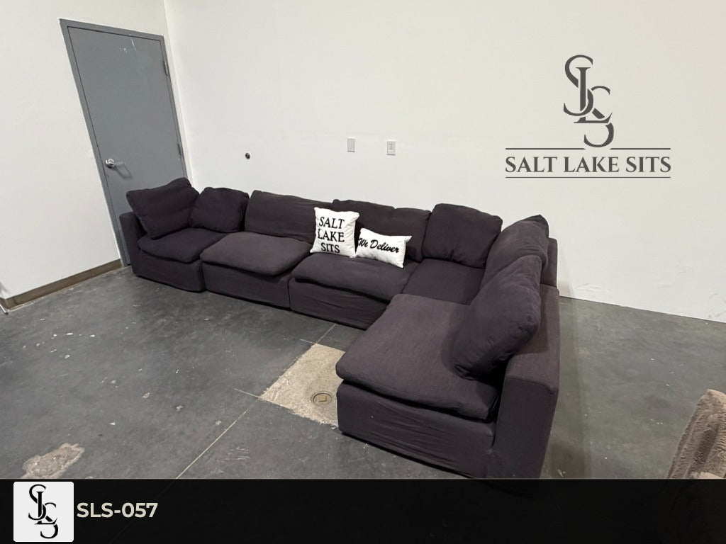 Wallaroo Cloud Sectional — Dark Purple Modular