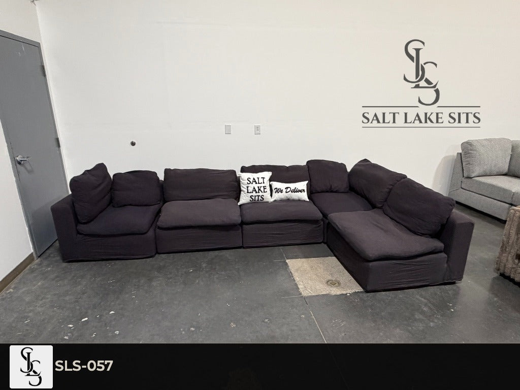 Wallaroo Cloud Sectional — Dark Purple Modular