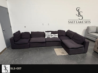 Wallaroo Cloud Sectional — Dark Purple Modular