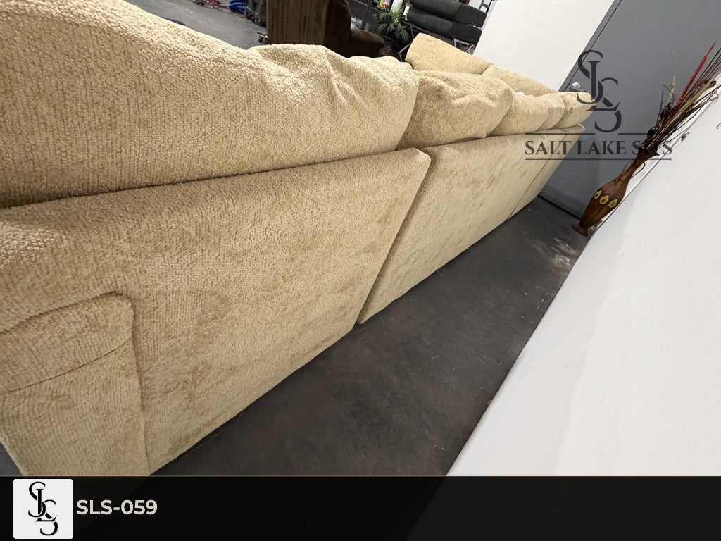 Oversized U-Shape Boucle Sectional