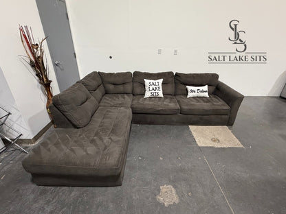 Dark Grey L-Shape Sectional