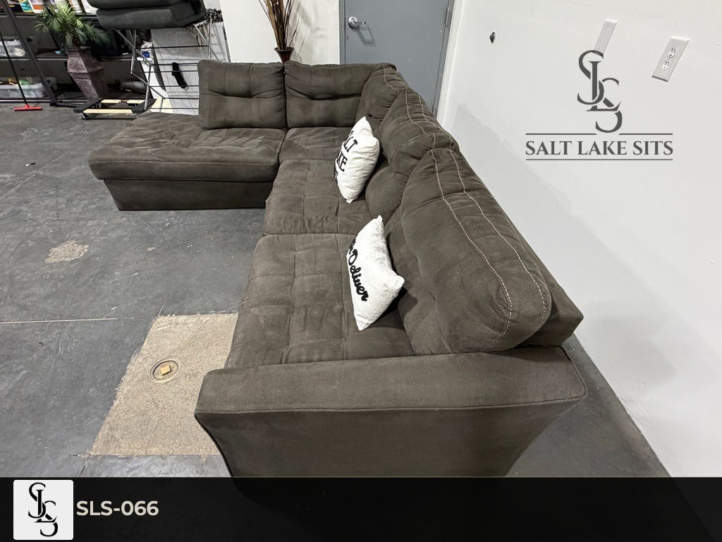 Dark Grey L-Shape Sectional