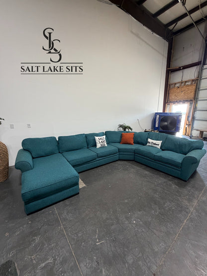 Large Teal U-Shape Sectional