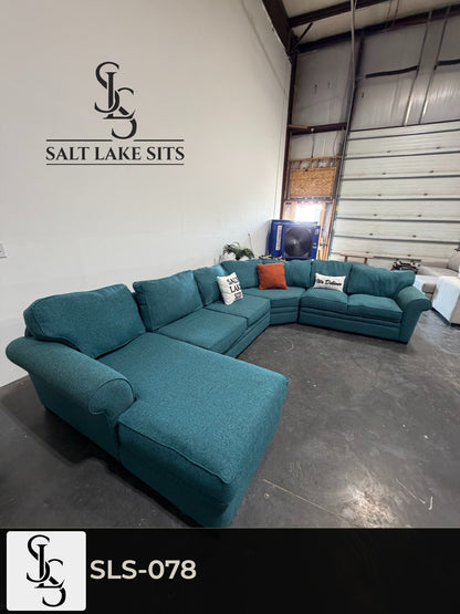 Large Teal U-Shape Sectional