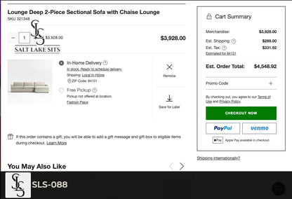 Crate & Barrel Lounge Deep Sectional
