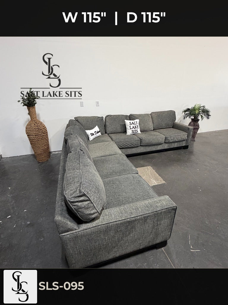 Sage Green L-Shape Sectional