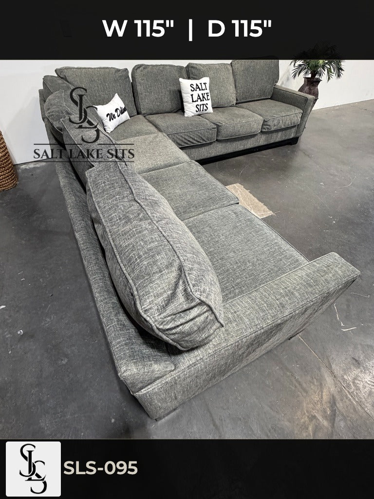 Sage Green L-Shape Sectional