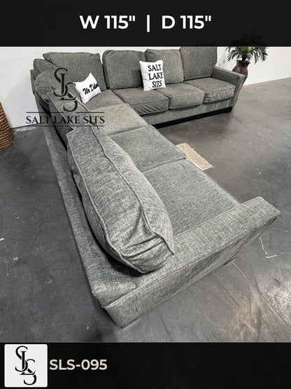 Sage Green L-Shape Sectional